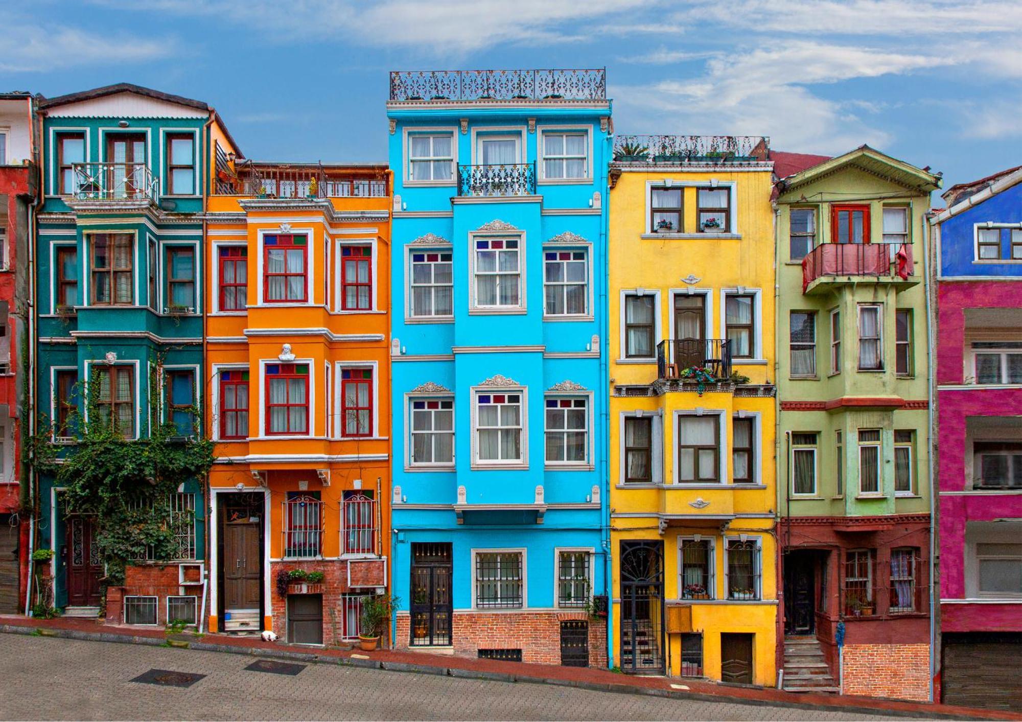 Istanbul Old City Colorful Houses Balat Petrion Hotel 외부 사진